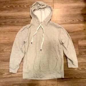 Super cute distressed grey hoodie